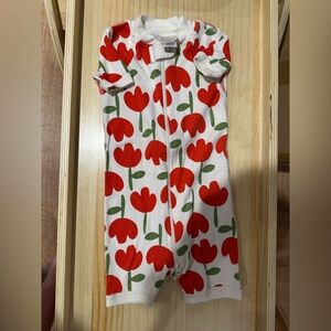 Hannah Anderson Baby 2-Way Zip Shortie Sleeper